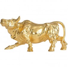  Real gold bull ornament